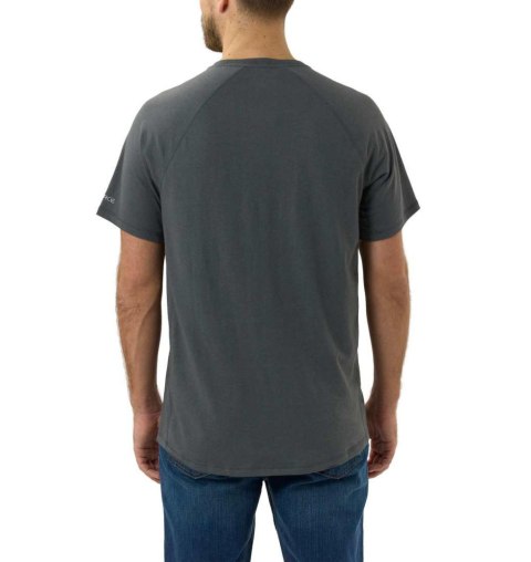 Koszulka Carhartt Force Block Logo Mid Carbon Koszulka Carhartt Force Block Logo Mid Carbon