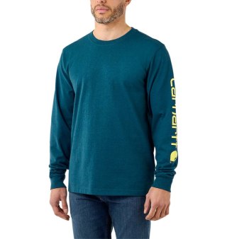Koszulka Carhartt Heav Sleeve Logo Night Blue