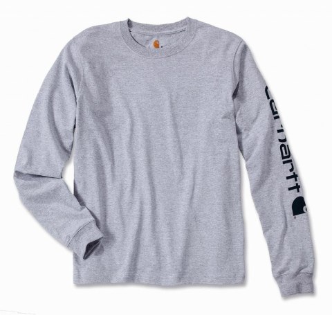Koszulka Carhartt Logo Long Sleeve Grey Koszulka Carhartt Logo Long Sleeve Grey