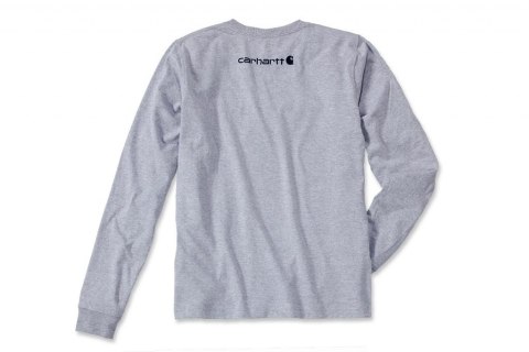 Koszulka Carhartt Logo Long Sleeve Grey Koszulka Carhartt Logo Long Sleeve Grey