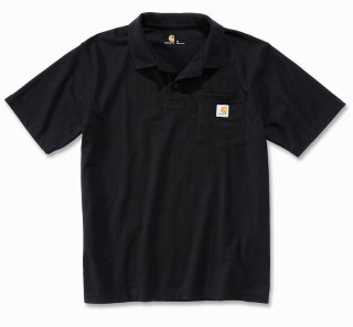 Koszulka Carhartt Polo Contractor Work Black