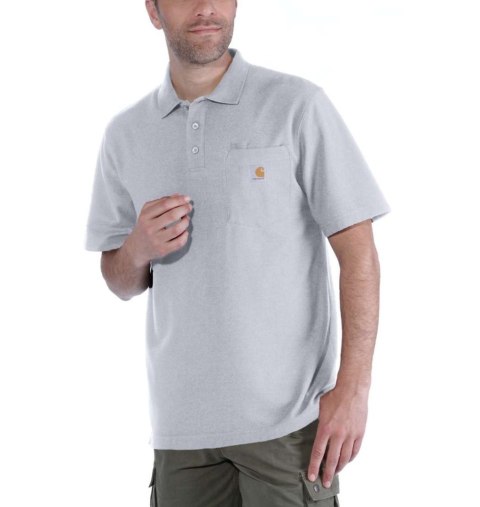 Koszulka Carhartt Polo Contractor Work Gray Koszulka Carhartt Polo Contractor Work Gray