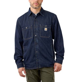 Ocieplana Koszula Carhartt Relaxed Denim Glacier
