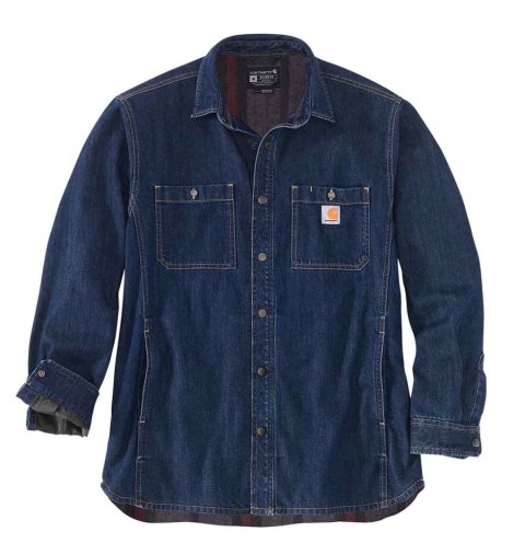 Ocieplana Koszula Carhartt Relaxed Denim Glacier