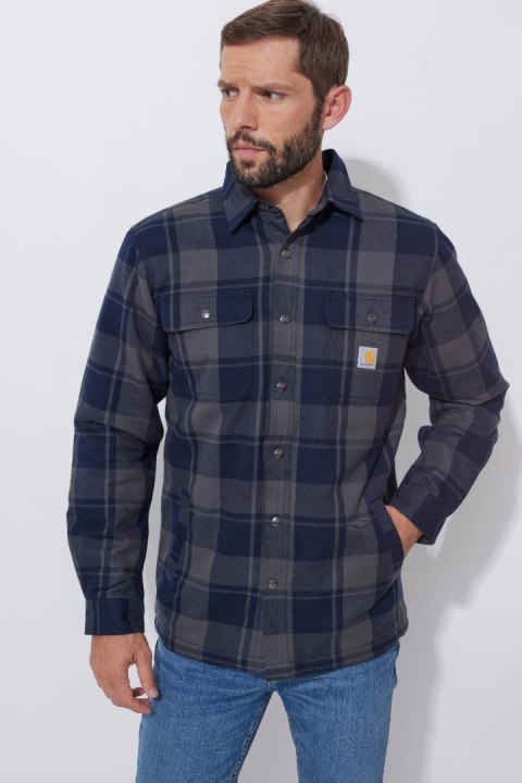 Koszula Wierzchnia Carhartt Heav Flannel Navy Koszula Wierzchnia Carhartt Heav Flannel Navy