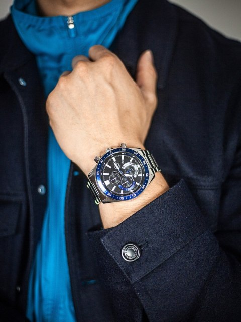 Zegarek Męski Casio Edifice 49mm EFV-620D-1A2 + BOX Zegarek Męski Casio Edifice 49mm EFV-620D-1A2 + BOX