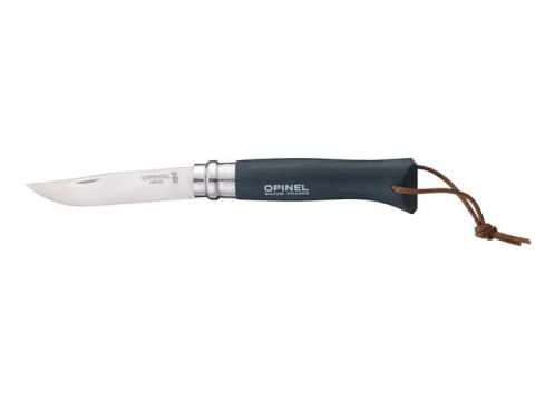 Opinel Nóż Colorama 08 Brown Dark+ rzemień Opinel Nóż Colorama 08 Brown Dark+ rzemień