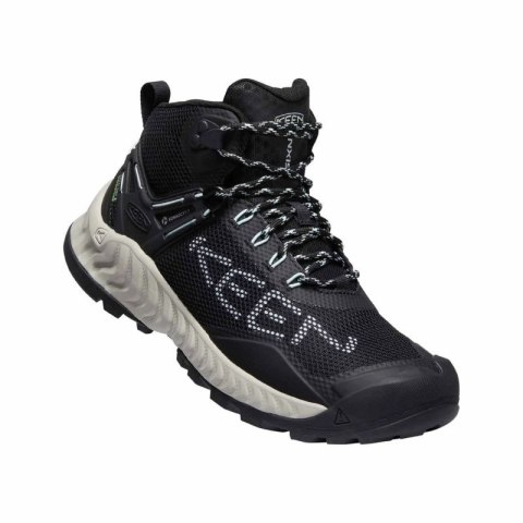 Buty KEEN NXIS EVO MID WP BLACK/BLUE GLASS W KE-1025911