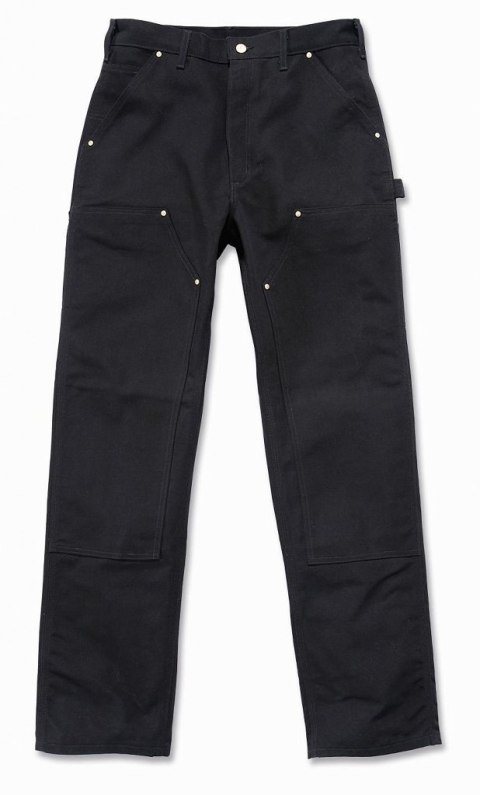 Spodnie Carhartt Firm Duck Double Front Work Black Spodnie Carhartt Firm Duck Double Front Work Black