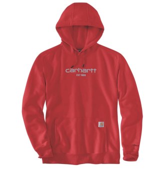 Bluza Carhartt Force Lightweight Logo Red