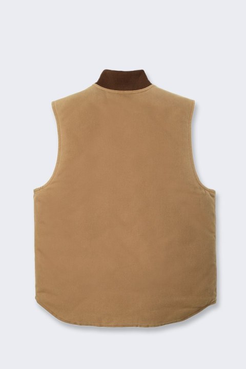 Kamizelka Carhartt V01 Firm Duck Insulated Brown Kamizelka Carhartt V01 Firm Duck Insulated Brown