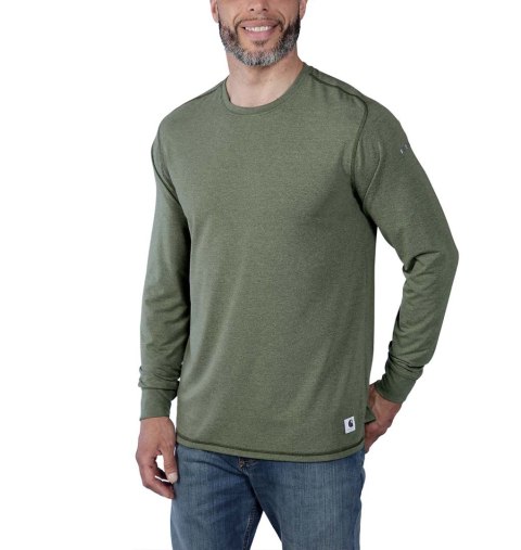 Koszulka Carhartt LWD LongSleeve CHIVE HEATHER