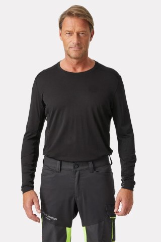 Koszulka Termoaktywna Helly Hansen Lifa Black