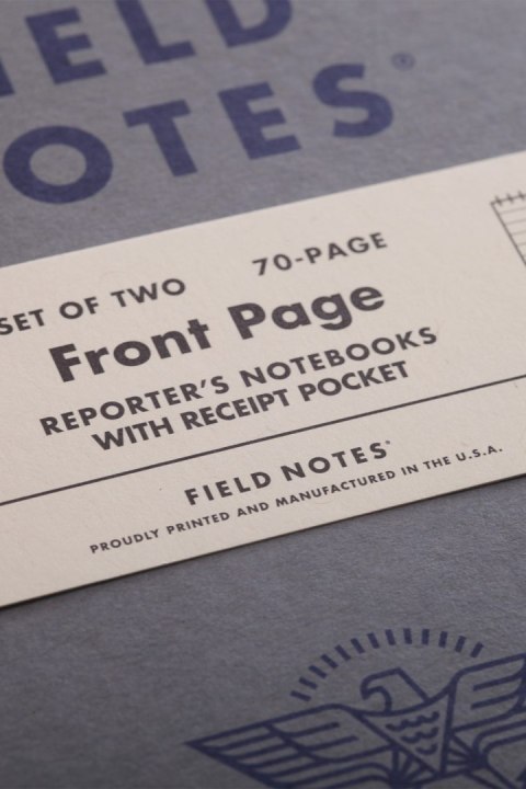 Notes Dziennikarski Field Notes Front Page Linie Notes Dziennikarski Field Notes Front Page Linie