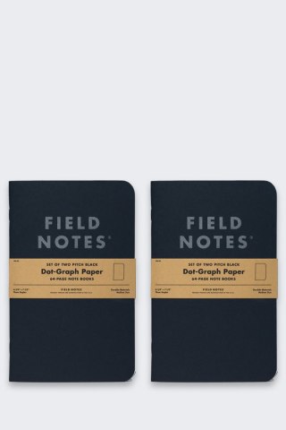 Notes Field Notes Pirch Black Large Kropki 2 P