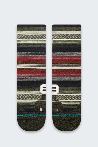Skarpety Stance Mid Wool Crew 1 para BlackRed