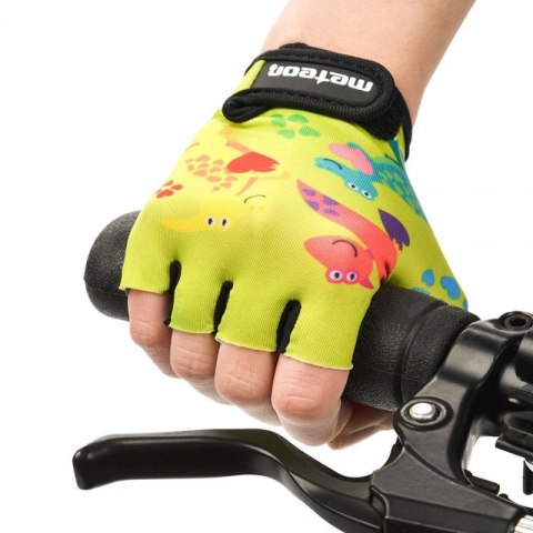Rękawiczki rowerowe Meteor Dino Junior 26190-26191-26192 Rękawiczki rowerowe Meteor Dino Junior 26190-26191-26192