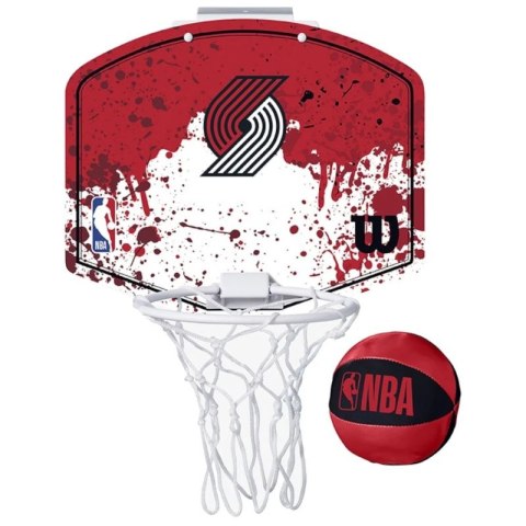Tablica do koszykówki Wilson NBA Team Portland Trailblazers Mini Hoop WTBA1302POR Tablica do koszykówki Wilson NBA Team Portland Trailblazers Mini Hoop WTBA1302POR