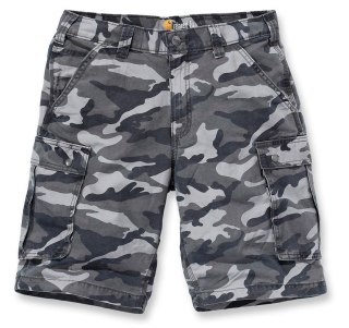 Spodenki Carhartt Rugged Short Cargo Camo Gray