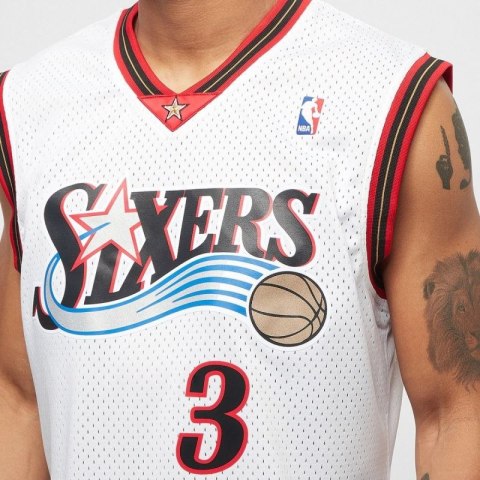 Koszulka Mitchell & Ness NBA Swingman Home Jersey 76ERS 00 Allen Iverson M SMJYGS18200-P76WHIT00AIV Koszulka Mitchell & Ness NBA Swingman Home Jersey 76ERS 00 Allen Iverson M SMJYGS18200-P76WHIT00AIV