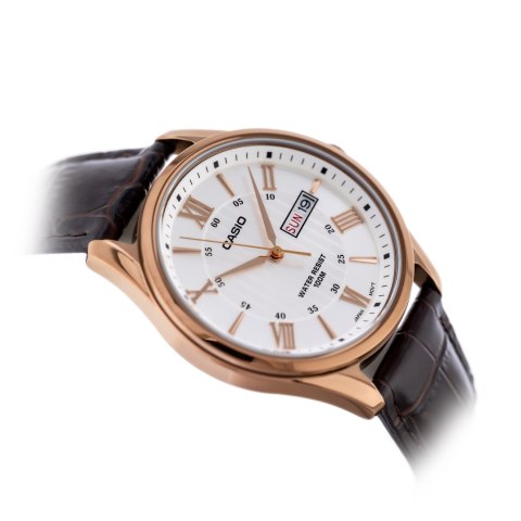 ZEGAREK MĘSKI CASIO MTP 40mm MTP-1384L-7A + BOX ZEGAREK MĘSKI CASIO MTP 40mm MTP-1384L-7A + BOX