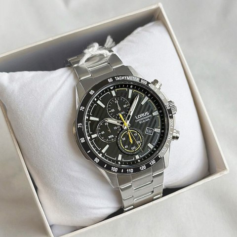 Zegarek Męski Lorus Chronograph 45 mm RM397HX9 + BOX Zegarek Męski Lorus Chronograph 45 mm RM397HX9 + BOX