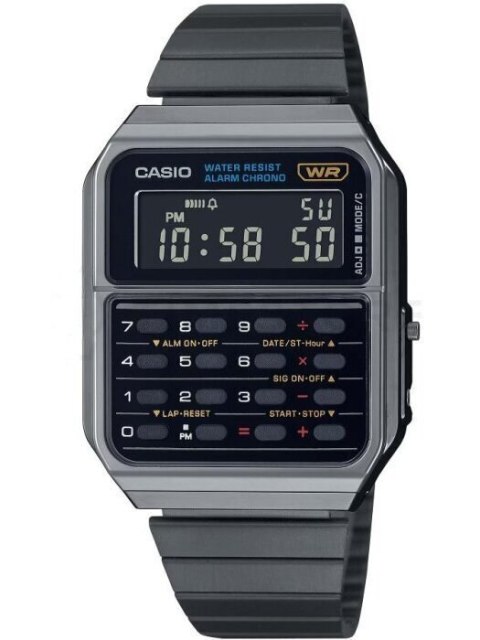 Zegarek Unisex Casio CA-500WEGG-1B kalkulator + BOX Zegarek Unisex Casio CA-500WEGG-1B kalkulator + BOX