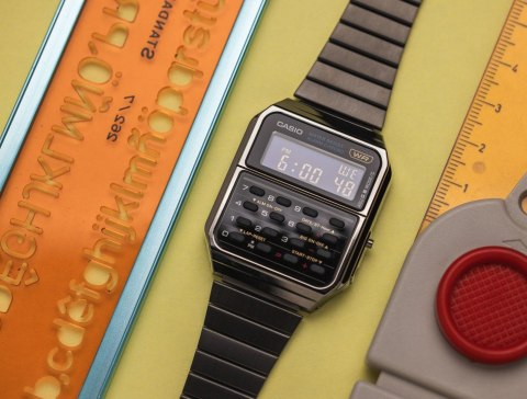 Zegarek Unisex Casio CA-500WEGG-1B kalkulator + BOX Zegarek Unisex Casio CA-500WEGG-1B kalkulator + BOX