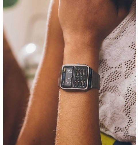 Zegarek Unisex Casio CA-500WEGG-1B kalkulator + BOX Zegarek Unisex Casio CA-500WEGG-1B kalkulator + BOX