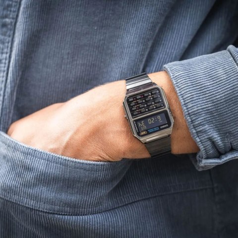 Zegarek Unisex Casio CA-500WEGG-1B kalkulator + BOX Zegarek Unisex Casio CA-500WEGG-1B kalkulator + BOX