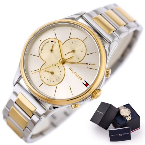 ZEGAREK DAMSKI TOMMY HILFIGER SKYLAR BICOLOR 1782264 + BOX ZEGAREK DAMSKI TOMMY HILFIGER SKYLAR BICOLOR 1782264 + BOX