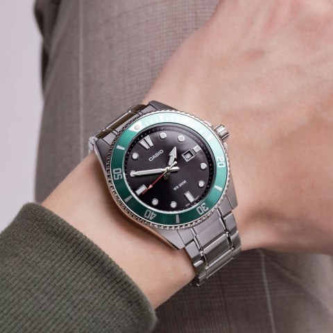 Zegarek Męski Casio MDV-107D-3A + BOX Zegarek Męski Casio MDV-107D-3A + BOX