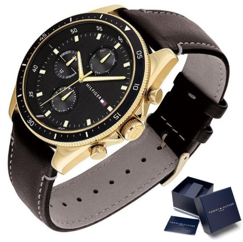ZEGAREK MĘSKI TOMMY HILFIGER 1791836 PARKER (zf041c) + BOX ZEGAREK MĘSKI TOMMY HILFIGER 1791836 PARKER (zf041c) + BOX