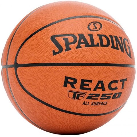Piłka do koszykówki Spalding React TF-250 76801Z Piłka do koszykówki Spalding React TF-250 76801Z