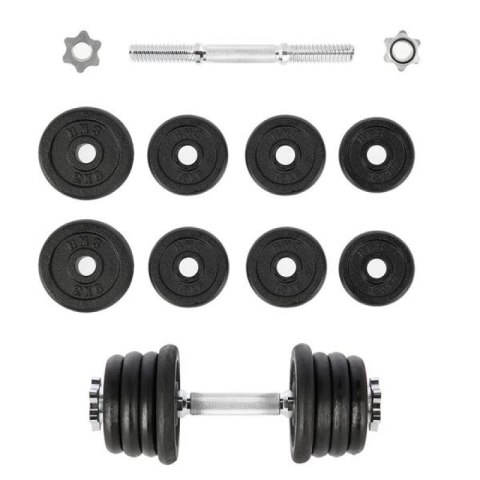 Sztangielka z gwintem SG04 15 (15kg, 8 talerzy) KGHMS 17-59-120