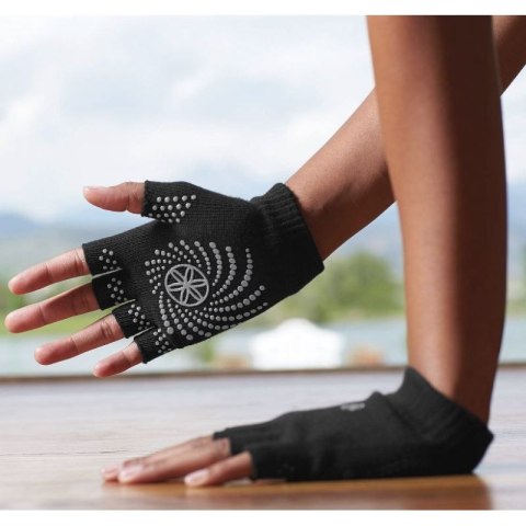 Rękawiczki antypoślizgowe Gaiam bez palców 54029 Rękawiczki antypoślizgowe Gaiam bez palców 54029