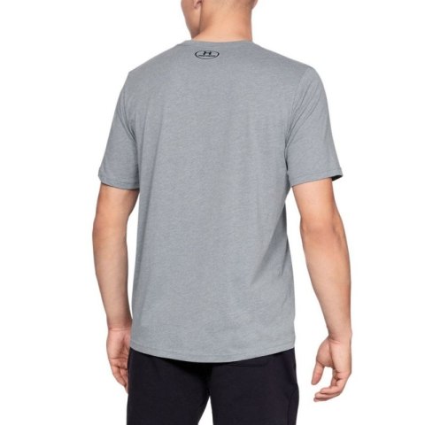 Koszulka UA Sportstyle Left Chest SS M 1326799 - szara Koszulka UA Sportstyle Left Chest SS M 1326799 - szara