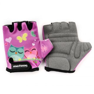 Rękawiczki rowerowe Meteor Owl Jr 24175-24177