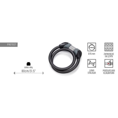 Zapięcie rowerowe Meteor Protect 31525