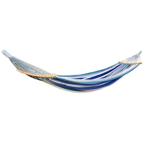 Hamak ogrodowy 2 osobowy Luxe XXL 250x150 cm niebieski 1021201 Hamak ogrodowy 2 osobowy Luxe XXL 250x150 cm niebieski 1021201
