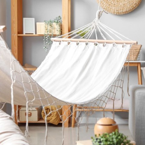 Hamak ogrodowy 2 osobowy Luxe XXL 250x150 cm niebieski 1021201 Hamak ogrodowy 2 osobowy Luxe XXL 250x150 cm niebieski 1021201