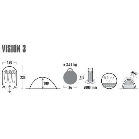 Namiot High Peak Vision 3 10290 Namiot High Peak Vision 3 10290