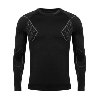Koszulka termoaktywna Alpinus Active Base Layer czarno-szara M GT43189