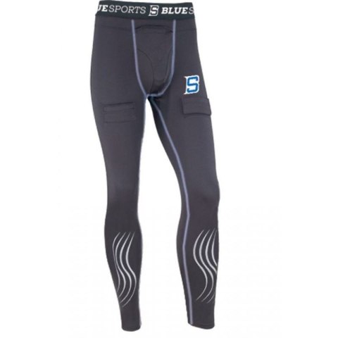 Spodnie Ribano z rzepami BlueSports JR