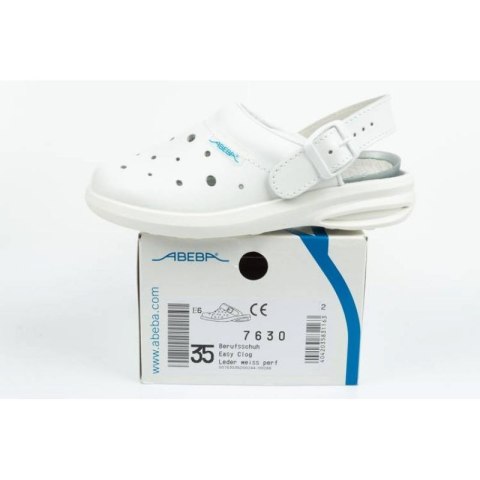 Chodaki buty medyczne Abeba skóra 7630