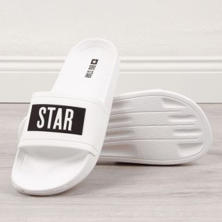 Klapki plażowe basenowe Big Star M DD174700 białe