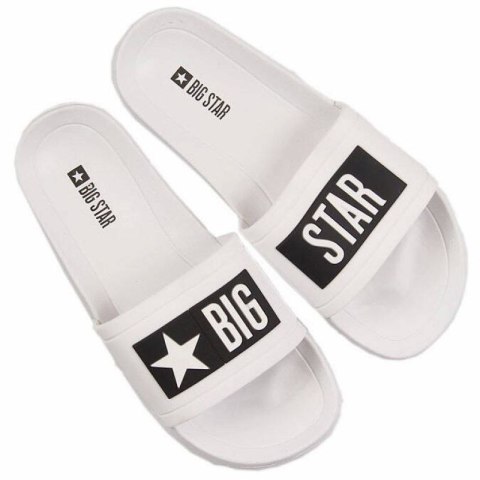 Klapki plażowe basenowe Big Star M DD174700 białe