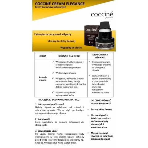 Krem do skór licowych Coccine DA0241G