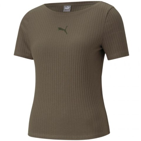 Koszulka Puma Her Ribbed Slim Tee Grape Leaf W 531917 44 Koszulka Puma Her Ribbed Slim Tee Grape Leaf W 531917 44