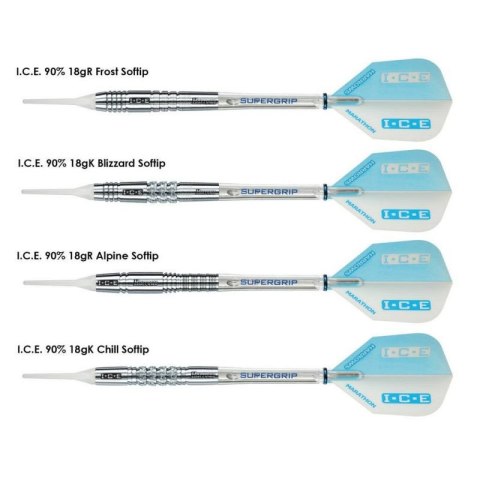 Rzutki Harrows Ice 90% Softip HS-TNK-000013125 Rzutki Harrows Ice 90% Softip HS-TNK-000013125